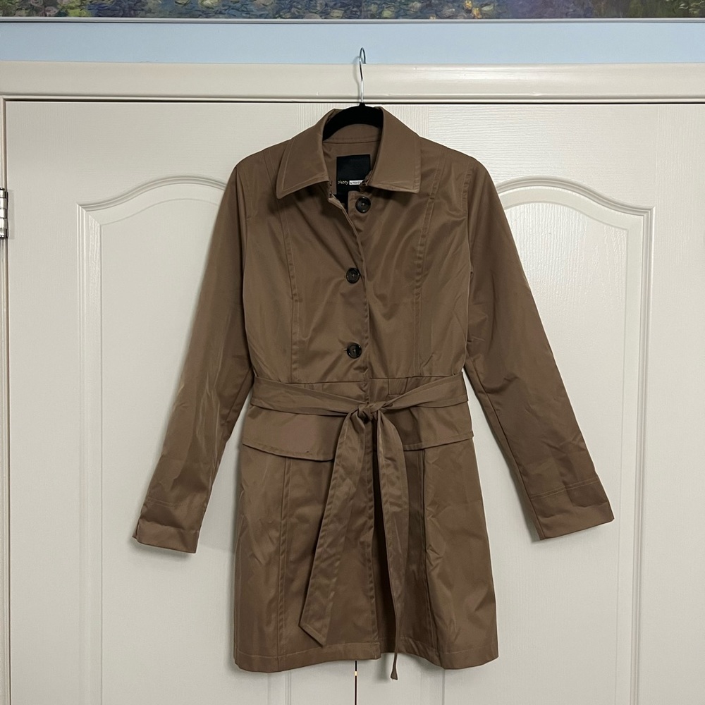 NWT Anthropologie Plenty by Tracy Reese Corin Trench Coat - Picture 3 of 10
